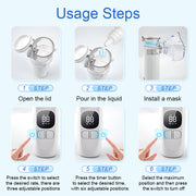 Portable Mesh Nebulizer – Fine Mist for Daily Respiratory Care