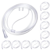 10 Pack 6.5Ft Adult Oxygen Nasal Cannula, Soft Oxygen Tubing for Adult