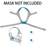 Resmed AirFit F20 Headgear Replacement Full-Face CPAP Mask, Large, Blue