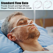 10 Pack 6.5Ft Adult Oxygen Nasal Cannula, Soft Oxygen Tubing for Adult