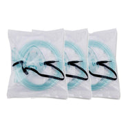 3 Pack Oxygen Masks for Face Adult, L Size Oxygen Mask with 6.6' Ft Tubing and Adjustable Elastic Strap- NO Cup