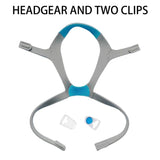 Resmed AirFit F20 Headgear Replacement Full-Face CPAP Mask, Large, Blue